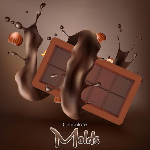 Lyrovo 2pcs Kunafa Chocolate Bar Molds Silicone Large Stuffed Dubai Pistachio Deep Bar Moulds Kit