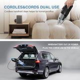 Lyrovo AC/DC Wireless Vacuum Cleaner for Home & Car