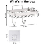 Stainless Steel Soap Dish Holder for Bathroom
