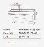 Toothbrush Holders for Bathroom Wall Mounted