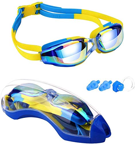 Swimming Goggles with Anti-Fog UV Protection