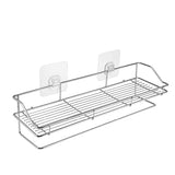 Kitchen Bathroom Shelf with Towel Ring (Silver)
