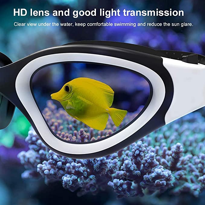 Swimming Goggles with Anti-Fog UV Protection