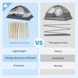 100% Waterproof Tent with Aluminum Pole