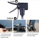 Portable Bike & Bicycle Foot Pump