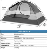 100% Waterproof Tent with Aluminum Pole