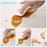 Waterproof Portable Outdoor or Indoor Use Non-Toxic Folding Foam Playmat for Kids (5 X 6 ft)