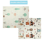 Waterproof Portable Outdoor or Indoor Use Non-Toxic Folding Foam Playmat for Kids (5 X 6 ft)