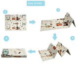 Waterproof Portable Outdoor or Indoor Use Non-Toxic Folding Foam Playmat for Kids (5 X 6 ft)