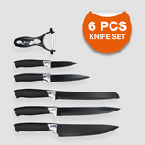 Non Stick Coating Kitchen Knife Set of 6