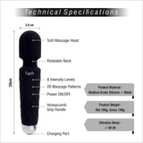 Cordless Rechargeable Handheld Personal Body Massager