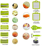 Multipurpose Vegetable and Fruit Chopper Cutter Grater Slicer